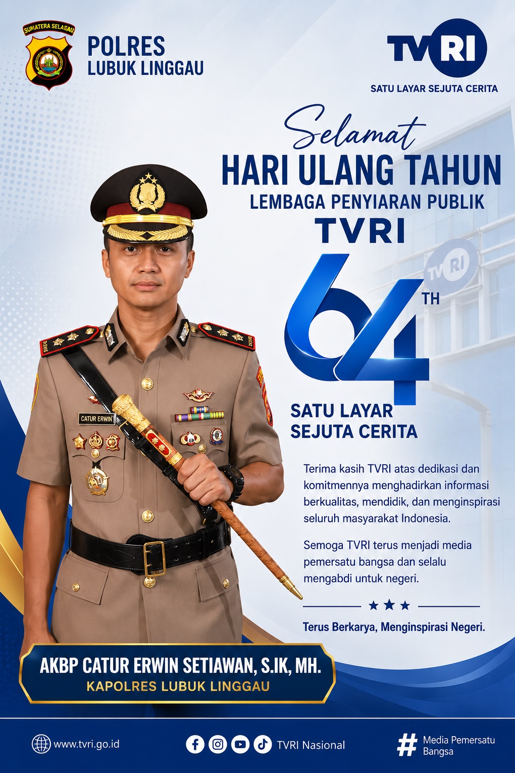 Kapolres HUT TVRI