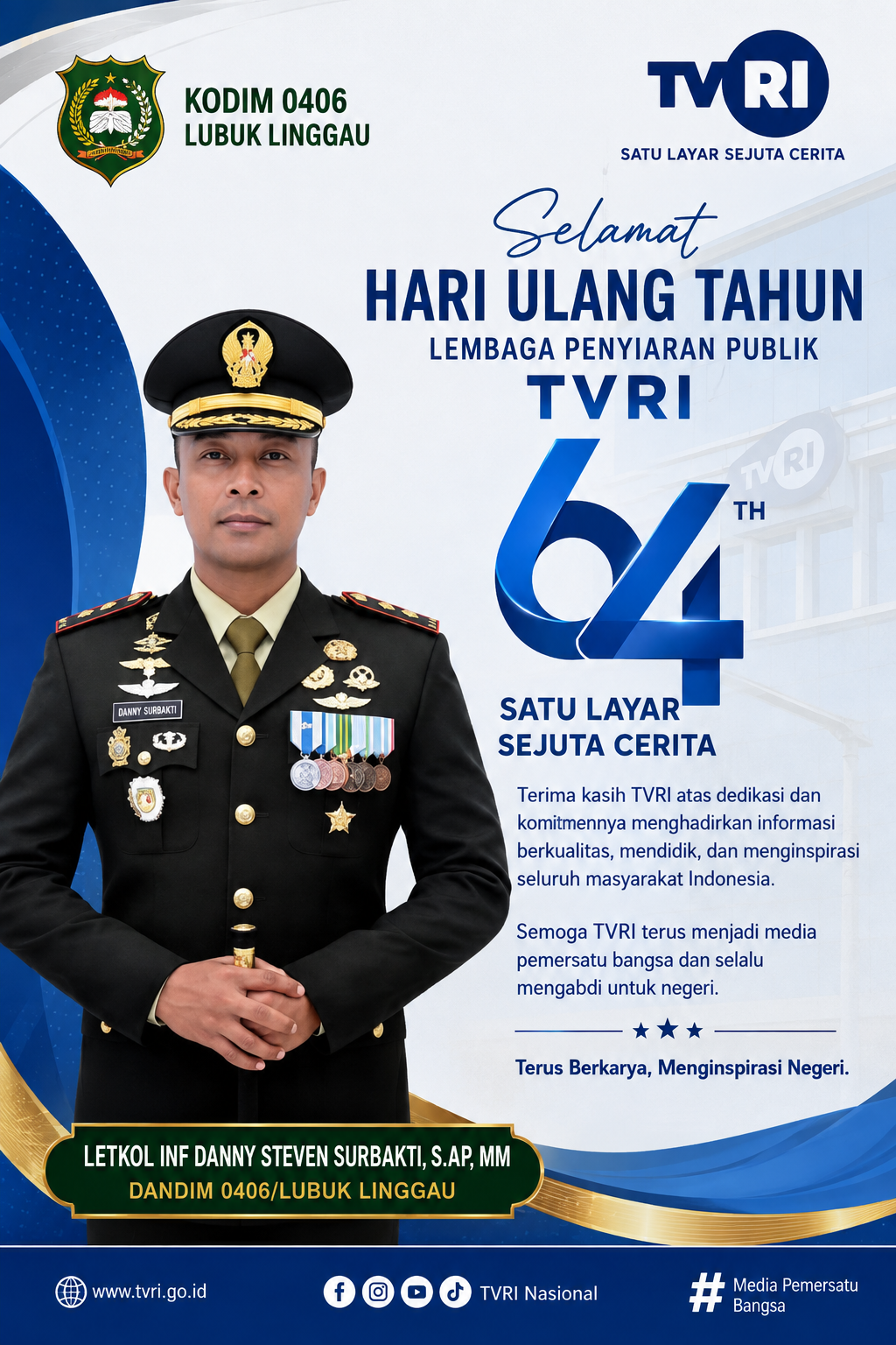 Dandim HUT TVRI