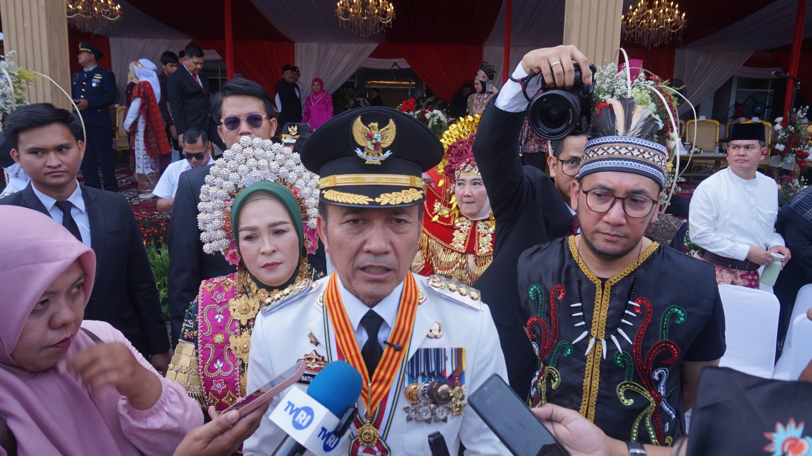 Upacara Pengibaran Bendera Merah Putih Hari Kemerdekaan RI ke-81 Tahun